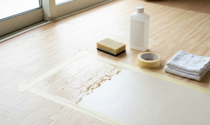 剥離剤を使った正しい掃除と補修の手順